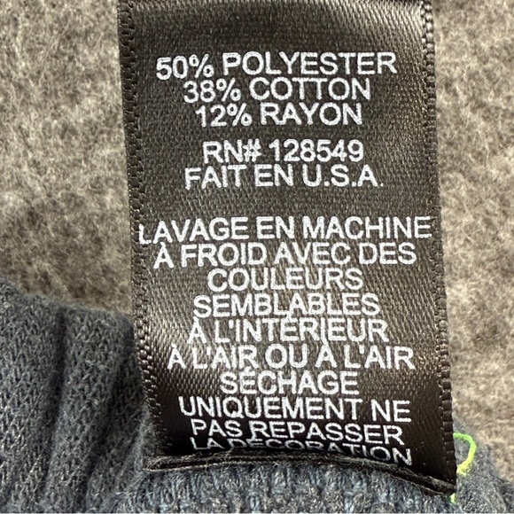 Aviator Nation Sweatpants Rainbow Heart Stitch Charcoal XS Athleisure Comfy - Picture 6 of 12